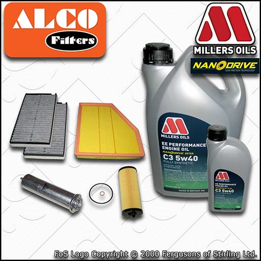 SERVICE KIT for BMW 5 SERIES E60 E61 520D N47 OIL AIR FUEL CABIN FILTERS +EE OIL