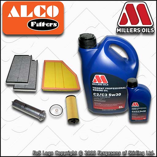 SERVICE KIT for BMW 5 SERIES E60 E61 520D N47 OIL AIR FUEL CABIN FILTERS +OIL