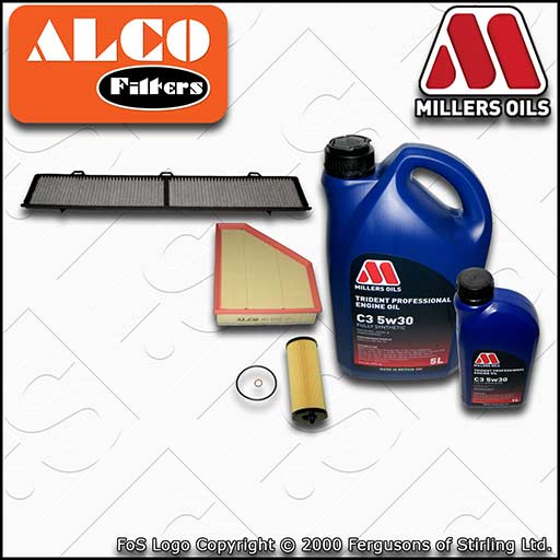 SERVICE KIT for BMW 3 SERIES DIESEL N47 OIL AIR CABIN FILTERS +OIL (2007-2013)