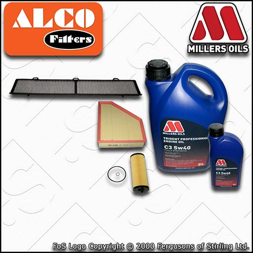 SERVICE KIT for BMW 3 SERIES DIESEL N47 OIL AIR CABIN FILTERS +OIL (2007-2013)