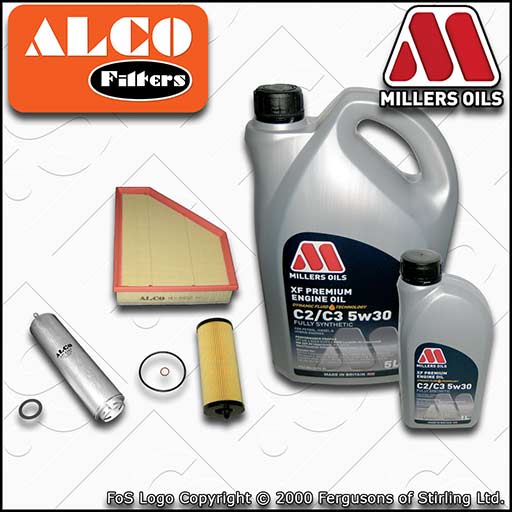 SERVICE KIT for BMW 3 SERIES DIESEL N47 OIL AIR FUEL FILTERS +OIL (2007-2010)