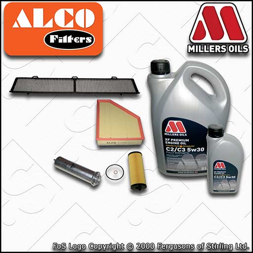 SERVICE KIT for BMW 1 SERIES DIESEL N47 OIL AIR FUEL CABIN FILTER +OIL 2007-2013