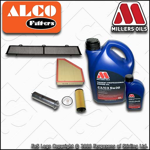 SERVICE KIT for BMW 1 SERIES DIESEL N47 OIL AIR FUEL CABIN FILTER +OIL 2007-2013