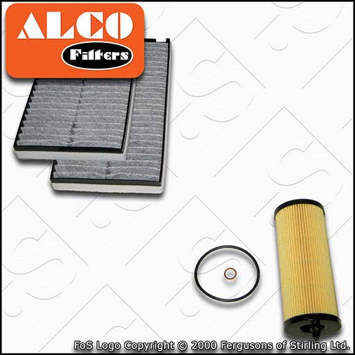 SERVICE KIT for BMW 5 SERIES E60 E61 520D N47 ALCO OIL CABIN FILTERS (2007-2010)