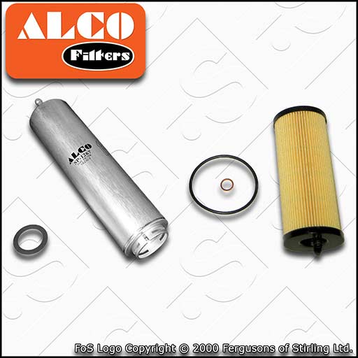 SERVICE KIT for BMW 3 SERIES DIESEL N47 ALCO OIL FUEL FILTERS (2007-2010)