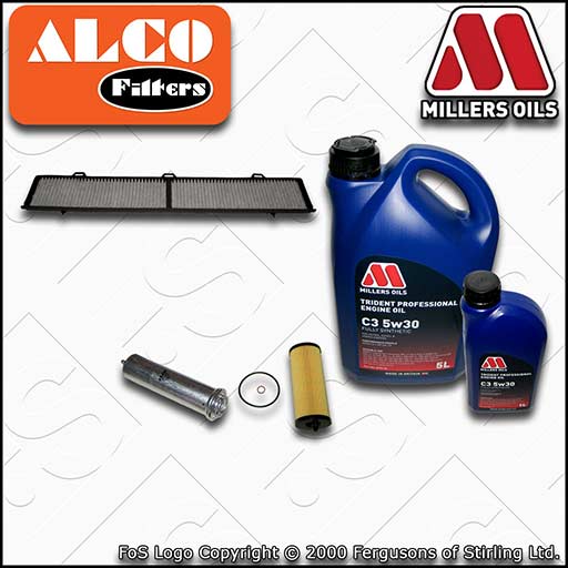 SERVICE KIT for BMW 1 SERIES DIESEL N47 OIL FUEL CABIN FILTERS +OIL (2007-2013)