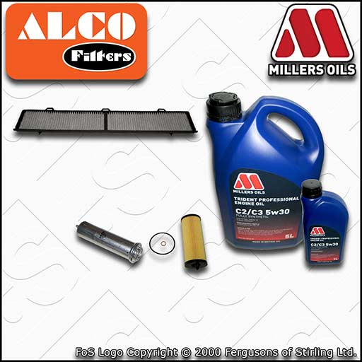 SERVICE KIT for BMW 1 SERIES DIESEL N47 OIL FUEL CABIN FILTERS +OIL (2007-2013)