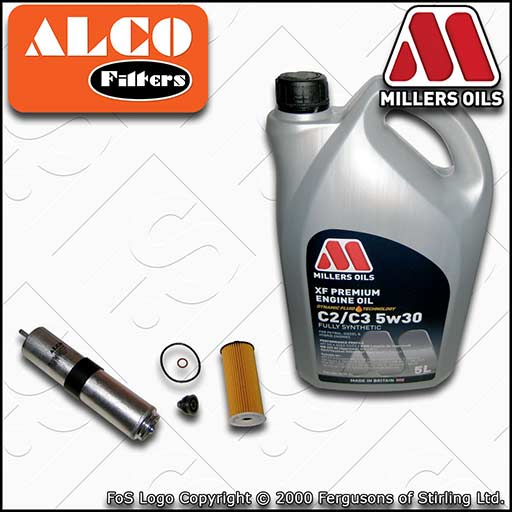 SERVICE KIT for MINI ONE COOPER D 1.5 B37 OIL FUEL FILTERS +XF OIL (2013-2017)