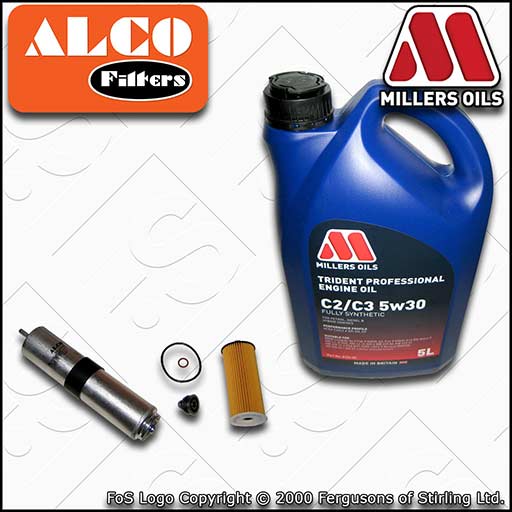 SERVICE KIT for MINI ONE COOPER D 1.5 B37 OIL FUEL FILTERS +OIL (2013-2017)
