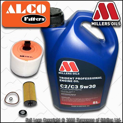 SERVICE KIT for VAUXHALL OPEL ASTRA K 1.6 CDTI OIL AIR FILTERS +OIL (2015-2022)