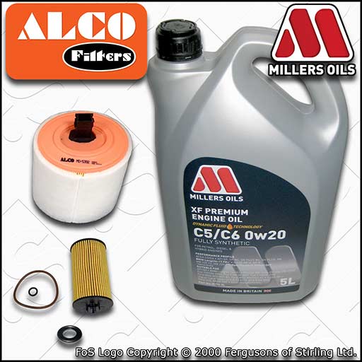 SERVICE KIT for VAUXHALL OPEL ASTRA K 1.6 CDTI OIL AIR FILTERS +OIL (2015-2022)