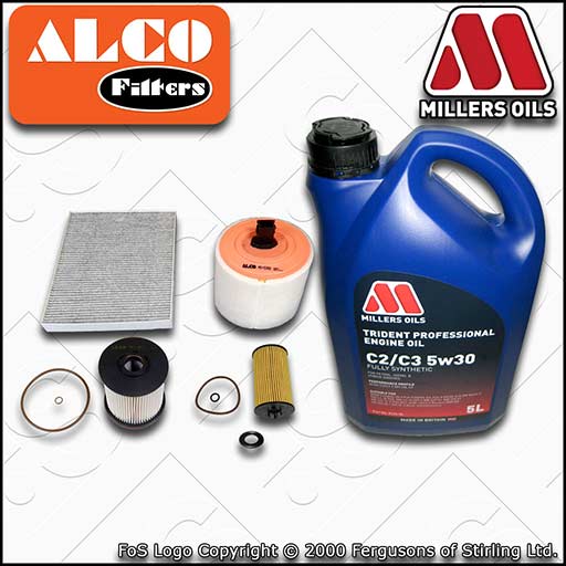 SERVICE KIT for VAUXHALL OPEL ASTRA K 1.6 CDTI OIL AIR FUEL CABIN FILTERS +OIL