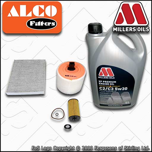 SERVICE KIT for VAUXHALL OPEL ASTRA K 1.6 CDTI OIL AIR CABIN FILTER +OIL (15-22)