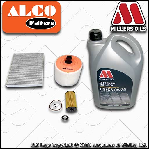 SERVICE KIT for VAUXHALL OPEL ASTRA K 1.6 CDTI OIL AIR CABIN FILTER +OIL (15-22)