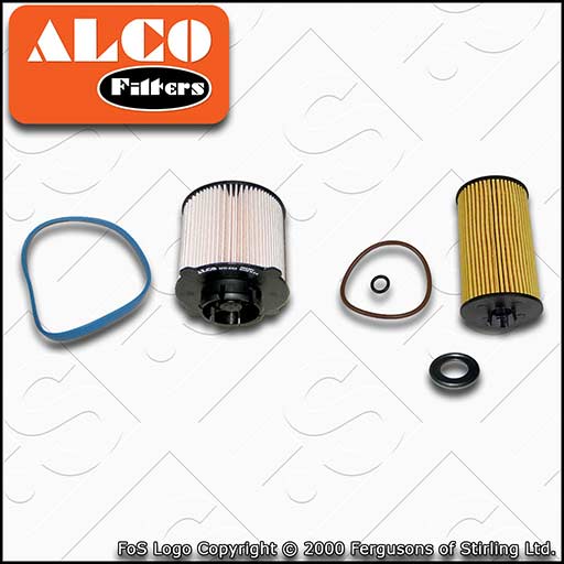 SERVICE KIT for VAUXHALL INSIGNIA A 1.6 CDTI ALCO OIL FUEL FILTERS (2015-2017)