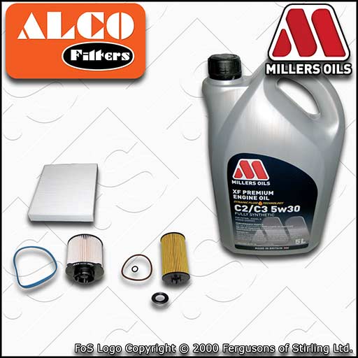 SERVICE KIT for VAUXHALL ASTRA J 1.6 CDTI B16DTH OIL FUEL CABIN FILTER C2/C3 OIL
