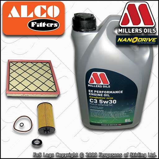 SERVICE KIT for VAUXHALL ASTRA J 1.6 CDTI B16DTH OIL AIR FILTERS +C2/C3 OIL