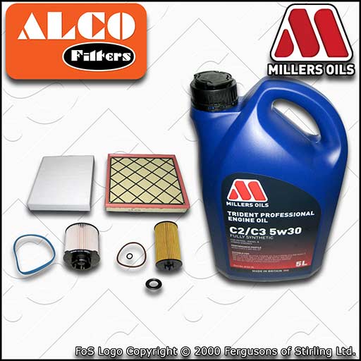 SERVICE KIT for VAUXHALL ASTRA J 1.6 CDTI B16DTH OIL AIR FUEL CABIN FILTERS +OIL