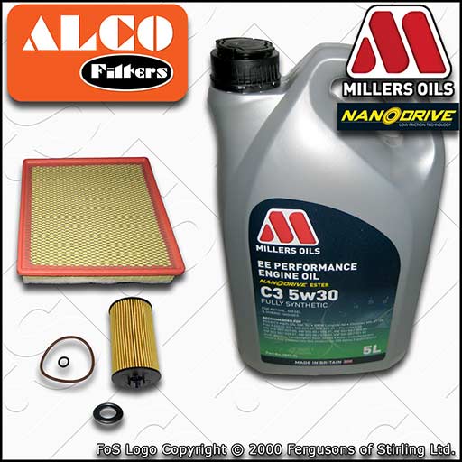 SERVICE KIT for VAUXHALL INSIGNIA A 1.6 CDTI OIL AIR FILTERS +EE OIL (2015-2017)