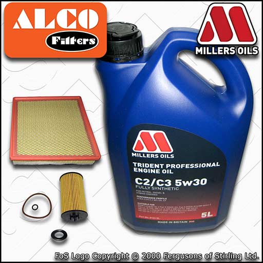 SERVICE KIT for VAUXHALL INSIGNIA A 1.6 CDTI OIL AIR FILTERS +OIL (2015-2017)