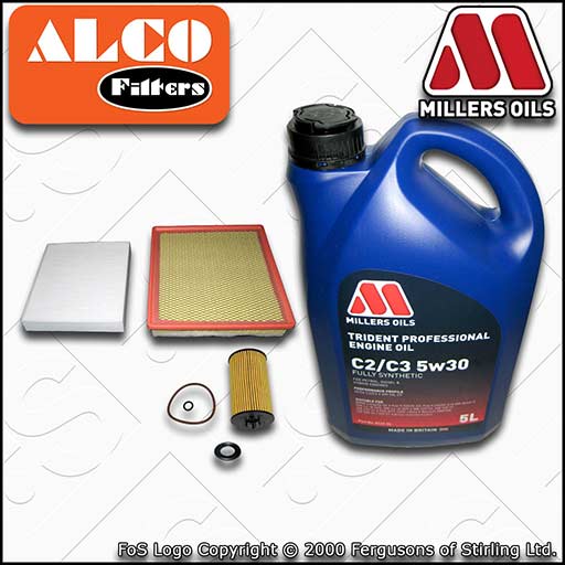 SERVICE KIT for VAUXHALL INSIGNIA A 1.6 CDTI OIL AIR CABIN FILTER +OIL 2015-2017