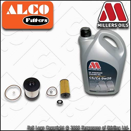 SERVICE KIT for VAUXHALL OPEL ASTRA K 1.6 CDTI OIL FUEL FILTERS +OIL (2015-2022)