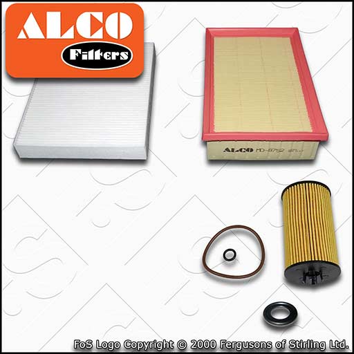 SERVICE KIT for VAUXHALL MOKKA 1.6 CDTI ALCO OIL AIR CABIN FILTERS (2015-2020)