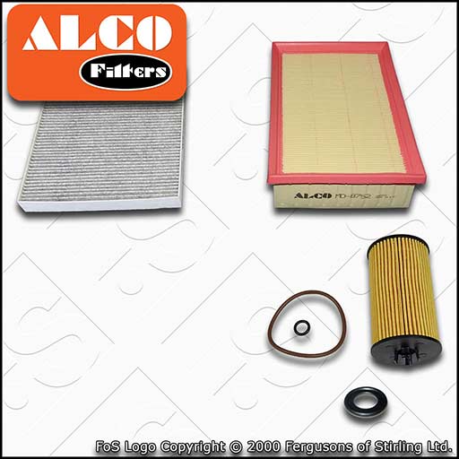 SERVICE KIT for VAUXHALL MOKKA 1.6 CDTI ALCO OIL AIR CABIN FILTERS (2015-2020)