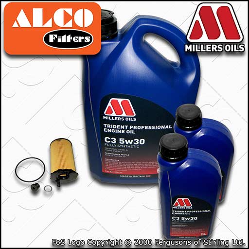 SERVICE KIT AUDI Q5 3.0 TDI CD CG CP CT CV DE OIL FILTER C3 5w30 OIL (2012-2017)