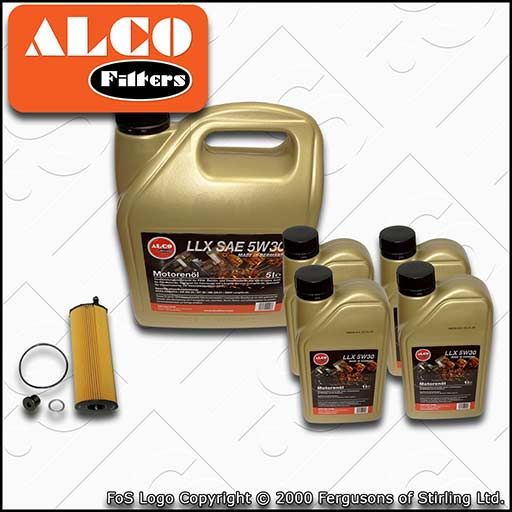 SERVICE KIT for AUDI A6 (C6) 2.7 TDI ALCO OIL FILTER +OIL (2008-2011)