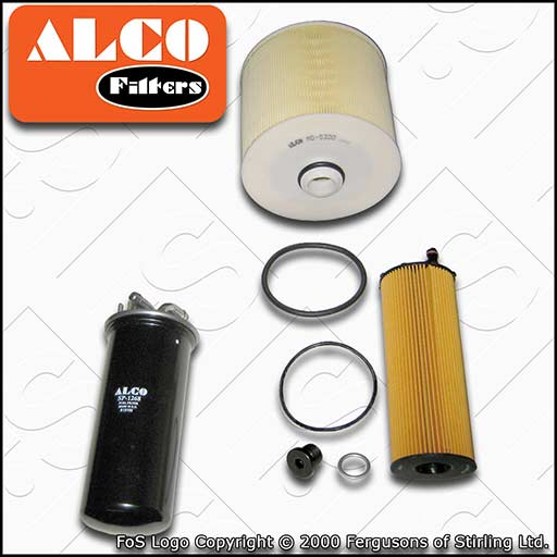 SERVICE KIT for AUDI A6 (C6) 2.7 TDI ALCO OIL AIR FUEL FILTERS (2008-2011)