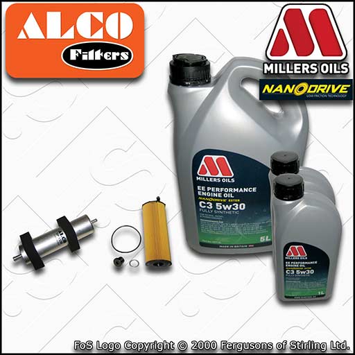 SERVICE KIT for AUDI A5 (8T) 2.7 3.0 TDI OIL FUEL FILTERS +EE NANO OIL 2008-2012