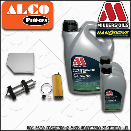 SERVICE KIT for AUDI A5 (8T) 2.7 3.0 TDI OIL FUEL CABIN FILTERS +OIL (2008-2012)