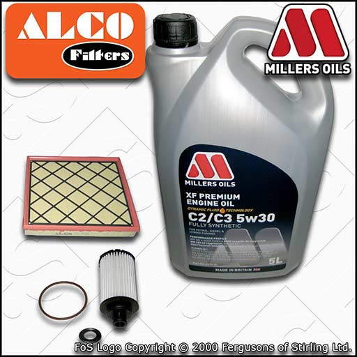 SERVICE KIT for VAUXHALL ZAFIRA C 2.0 CDTI B20DTH OIL AIR FILTERS +OIL 2015-2019