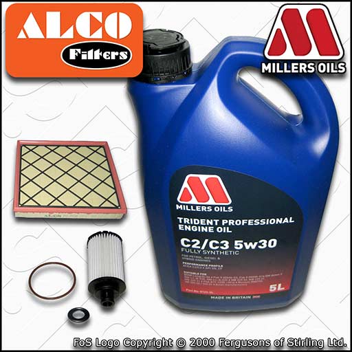 SERVICE KIT for VAUXHALL ZAFIRA C 2.0 CDTI B20DTH OIL AIR FILTERS +OIL 2015-2019