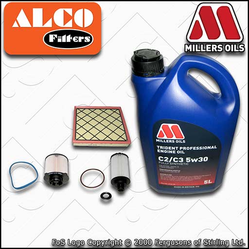 SERVICE KIT for VAUXHALL ZAFIRA C 2.0 CDTI B20DTH OIL AIR FUEL FILTER +OIL 15-19