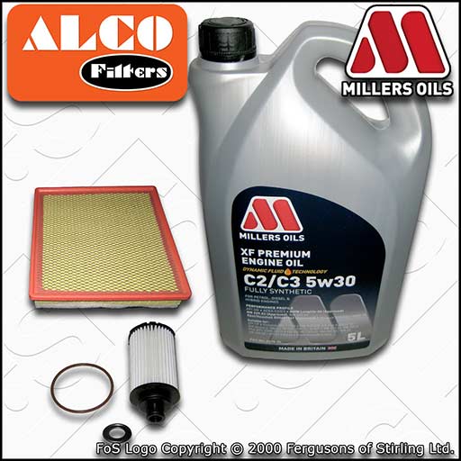 SERVICE KIT for VAUXHALL INSIGNIA B20DTH 2.0 CDTI OIL AIR FILTERS +OIL 2014-2017