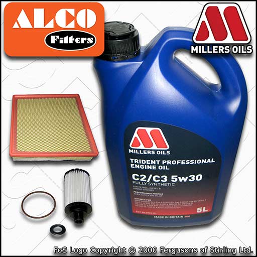 SERVICE KIT for VAUXHALL INSIGNIA B20DTH 2.0 CDTI OIL AIR FILTERS +OIL 2014-2017