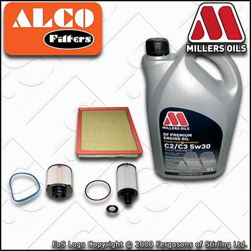 SERVICE KIT for VAUXHALL INSIGNIA B20DTH 2.0 CDTI OIL AIR FUEL FILTER +OIL 14-17