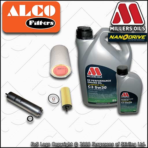 SERVICE KIT for MINI D SD R60 R61 N47 OIL AIR FUEL FILTERS +EE OIL (2010-2016)