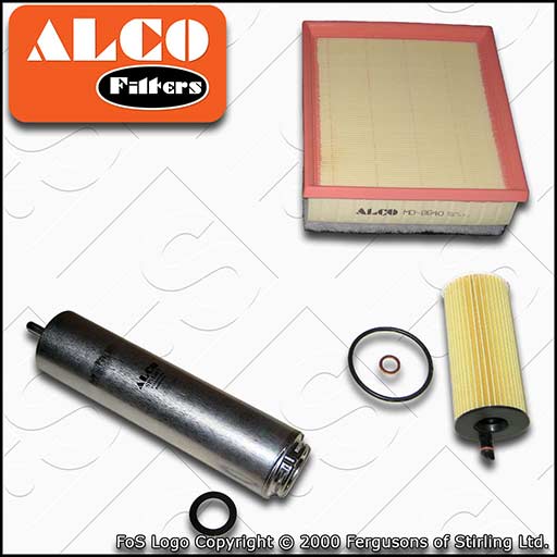 SERVICE KIT for BMW 1 SERIES F20 F21 N47 ALCO OIL AIR FUEL FILTERS (2011-2015)
