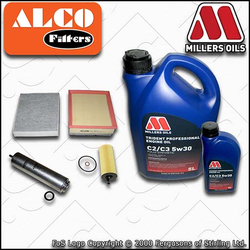 SERVICE KIT for BMW 3 SERIES F30 F31 F34 N47 OIL AIR FUEL CABIN FILTERS +OIL