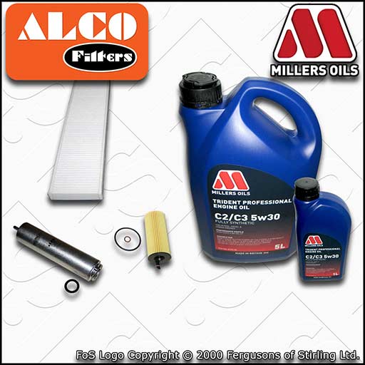 SERVICE KIT for MINI D SD R60 R61 N47 OIL FUEL CABIN FILTERS +OIL (2010-2016)
