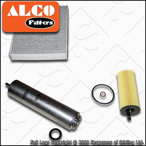 SERVICE KIT for BMW 1 SERIES F20 F21 N47 ALCO OIL FUEL CABIN FILTERS (2011-2015)