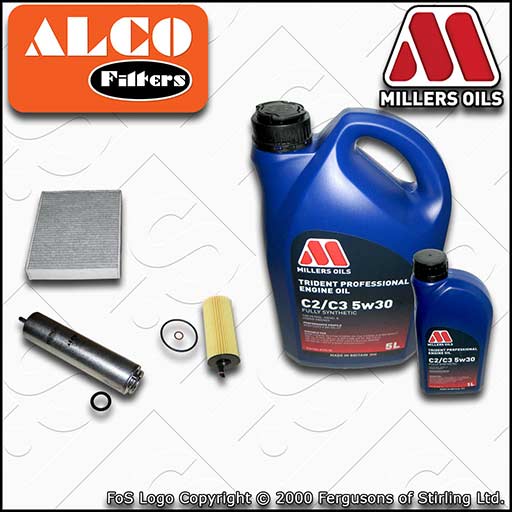 SERVICE KIT for BMW 3 SERIES F30 F31 F34 N47 OIL FUEL CABIN FILTERS +OIL (11-15)