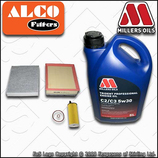 SERVICE KIT for BMW 3 SERIES F30 F31 F34 B47 OIL AIR CABIN FILTER +OIL 2015-2018