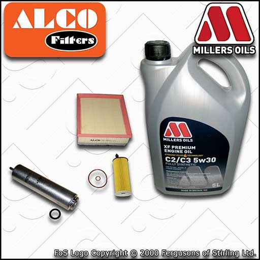 SERVICE KIT for BMW 1/2/3/4 SERIES B47D20 OIL AIR FUEL FILTERS +OIL (2014-2023)