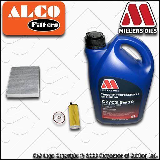 SERVICE KIT for BMW 1/2/3/4 SERIES B47D20 OIL CABIN FILTERS +OIL (2014-2019)