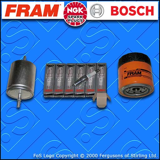 SERVICE KIT for FORD MONDEO MK3 ST220 OIL FUEL FILTERS PLUGS (2003-2007)