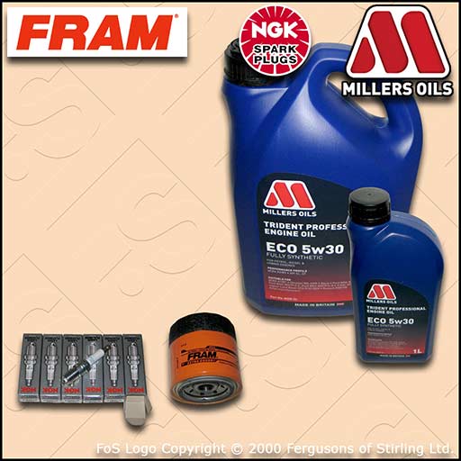 SERVICE KIT for FORD MONDEO MK3 2.5 V6 OIL FILTER PLUGS +6L OIL (2001-2007)